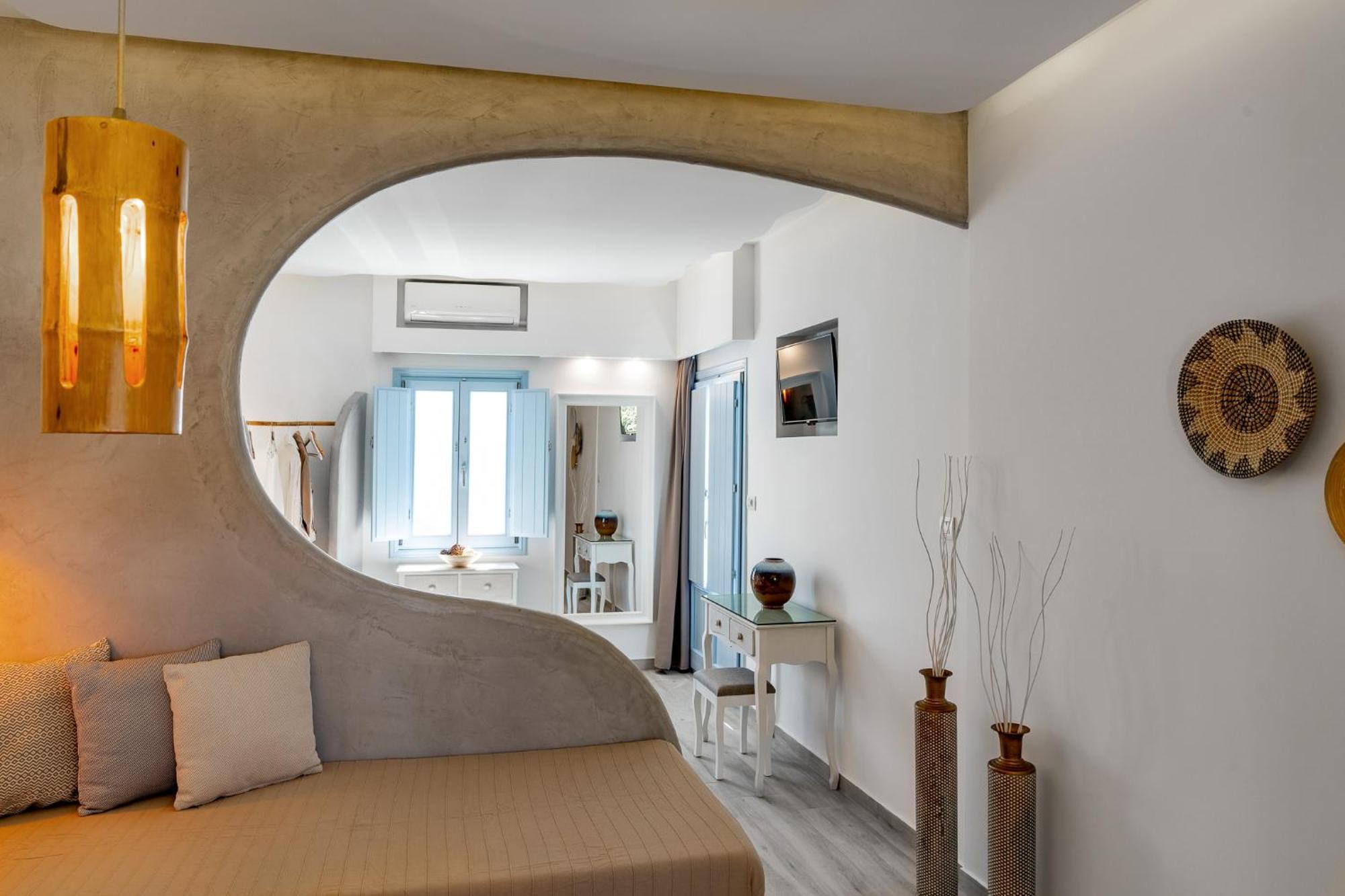 Light Blue Window Kamari Apartment Екстериор снимка