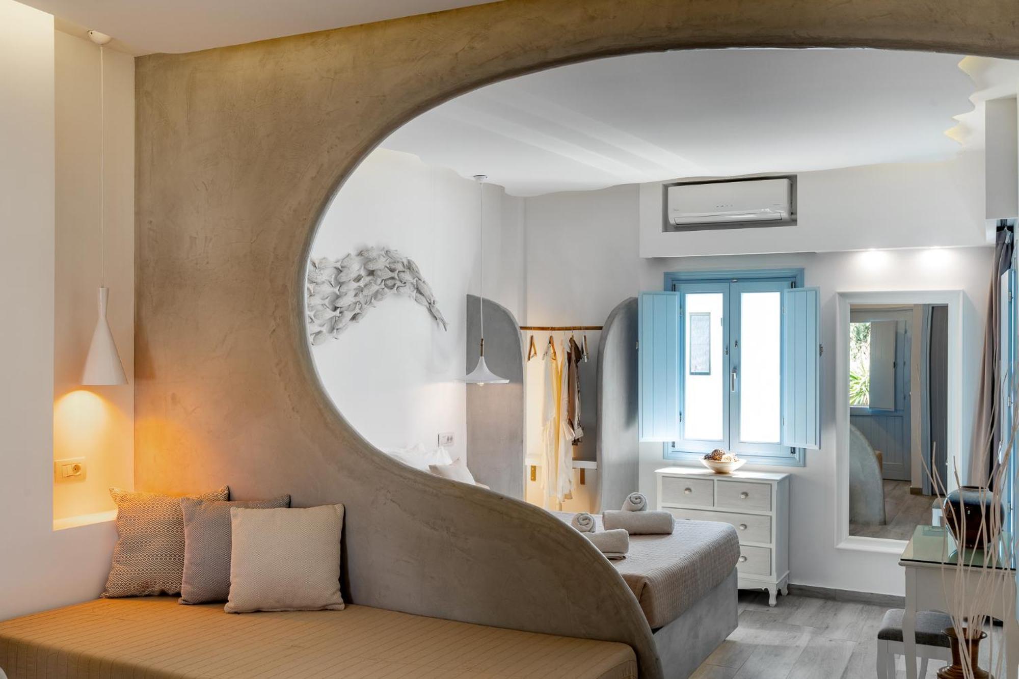 Light Blue Window Kamari Apartment Екстериор снимка